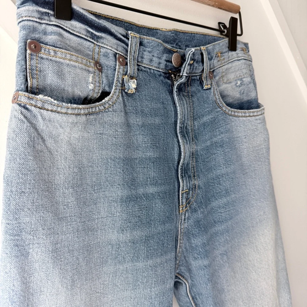 R13 Jane High Waisted Wide Leg Jeans - 27 (fits small) - Picture 6 of 17